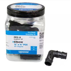 Uponor ProPEX 3/4 in. PEX-A Expansion Barb Engineered Polymer 90° Elbow (10-Pack)