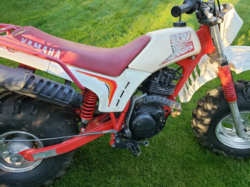 Red Vinyl Decal Kit For 1985 Yamaha BW200 Big Wheel – Glossy & UV Resistant