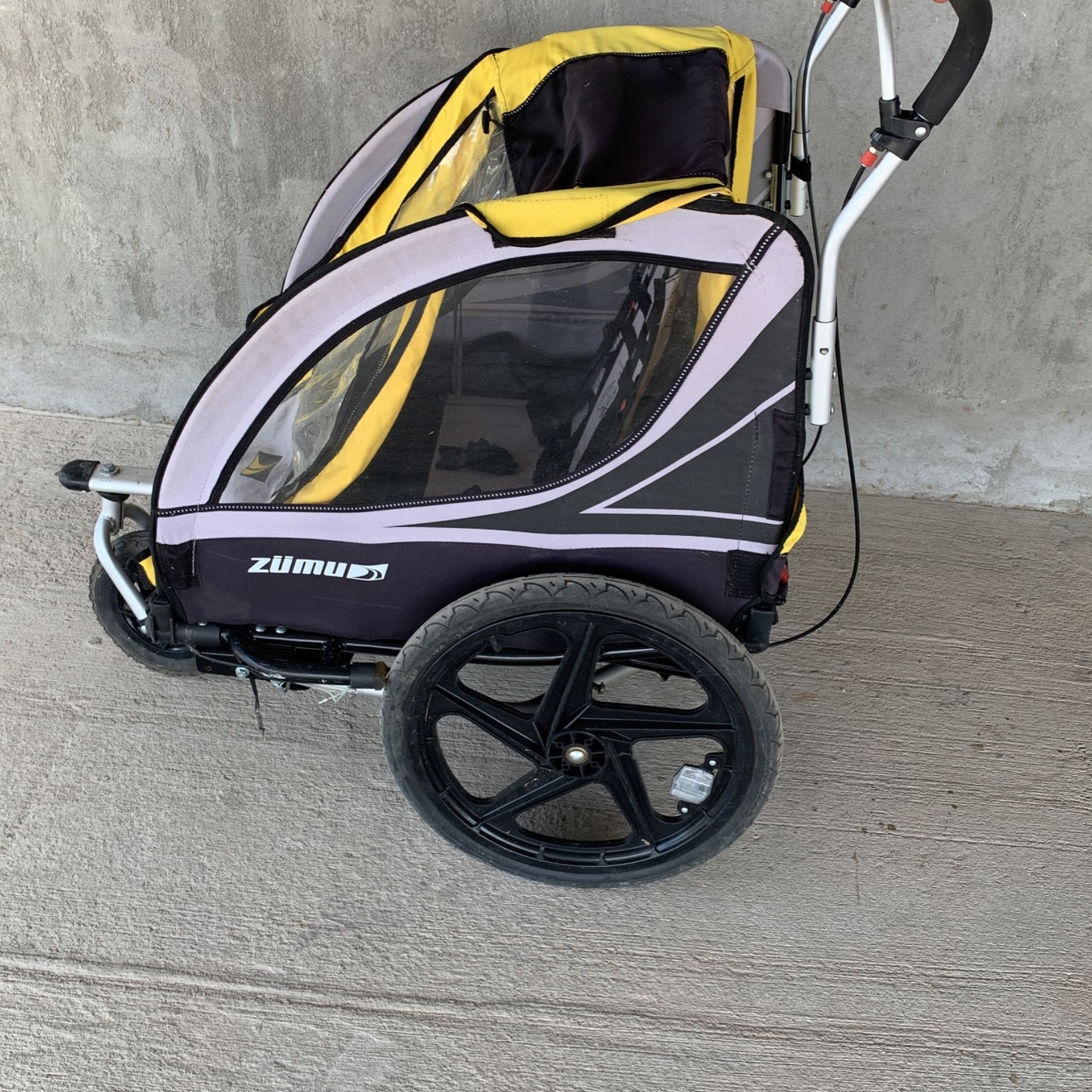 Zumu 3 in 1 bike trailer new arrivals
