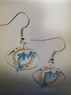 Miami dolphinsEarrings