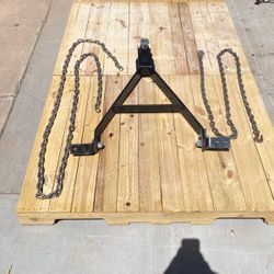 Tow Bar With Chains And Ball