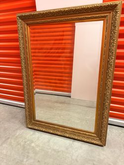 Ornate Heavy Duty Gold Framed Mirror