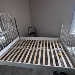 Full size metal bed frame 