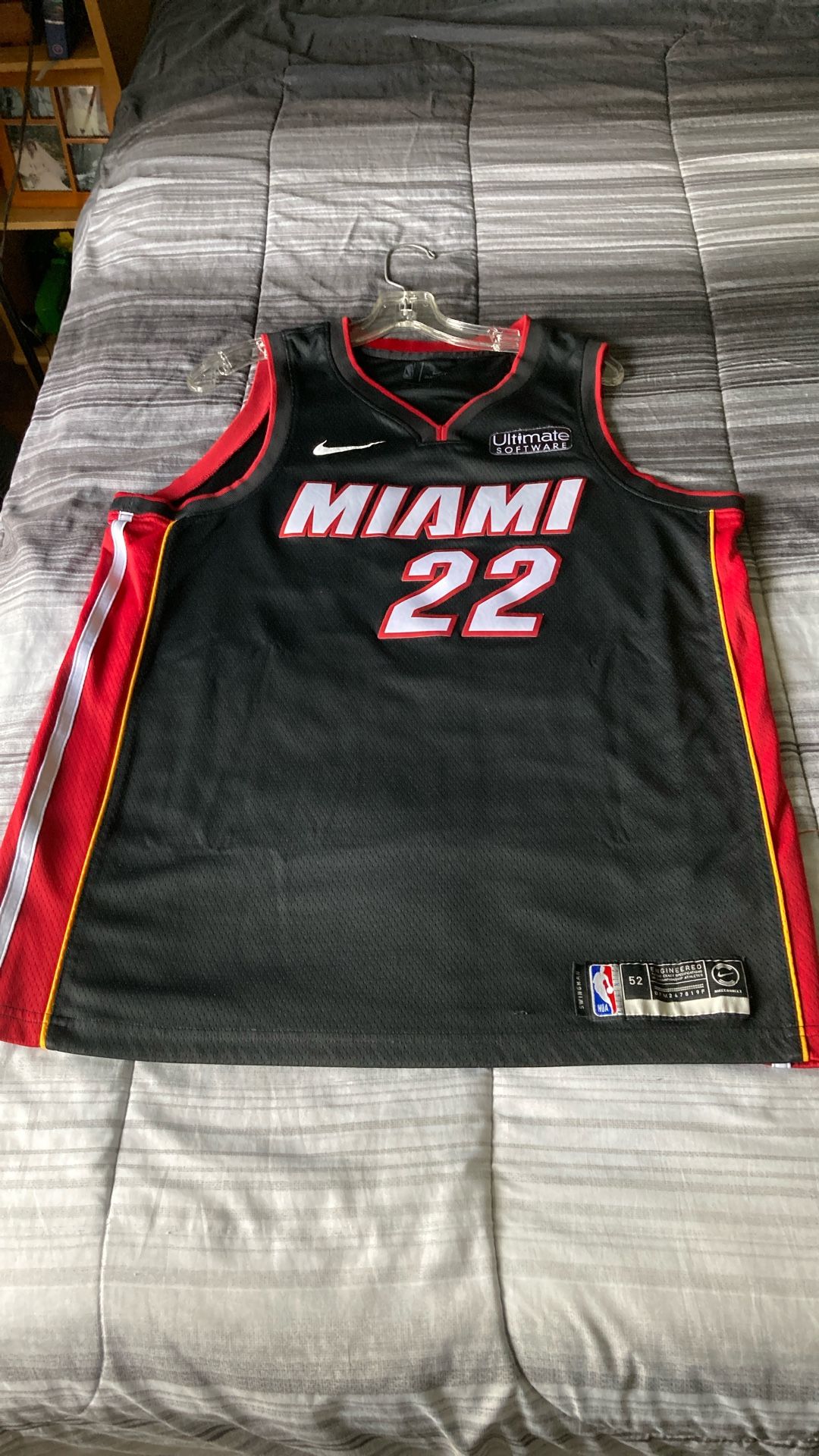 NBA Butler Miami Jersey Preowned Sz- 52 XL