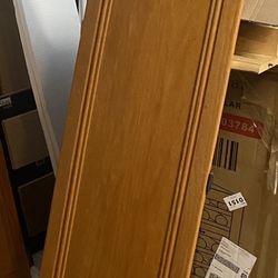 2 Oak Cabinet Doors