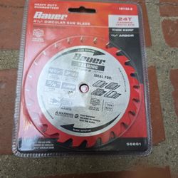 BAUER 4 1/2 CIRCULAR SAW BLADE