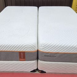 Colchones split Twin XL Tempurepedic Tempur-Contur RHAPSODY LUXE excelente condiciones $600 por los 2 envio a domicilio costo extra 