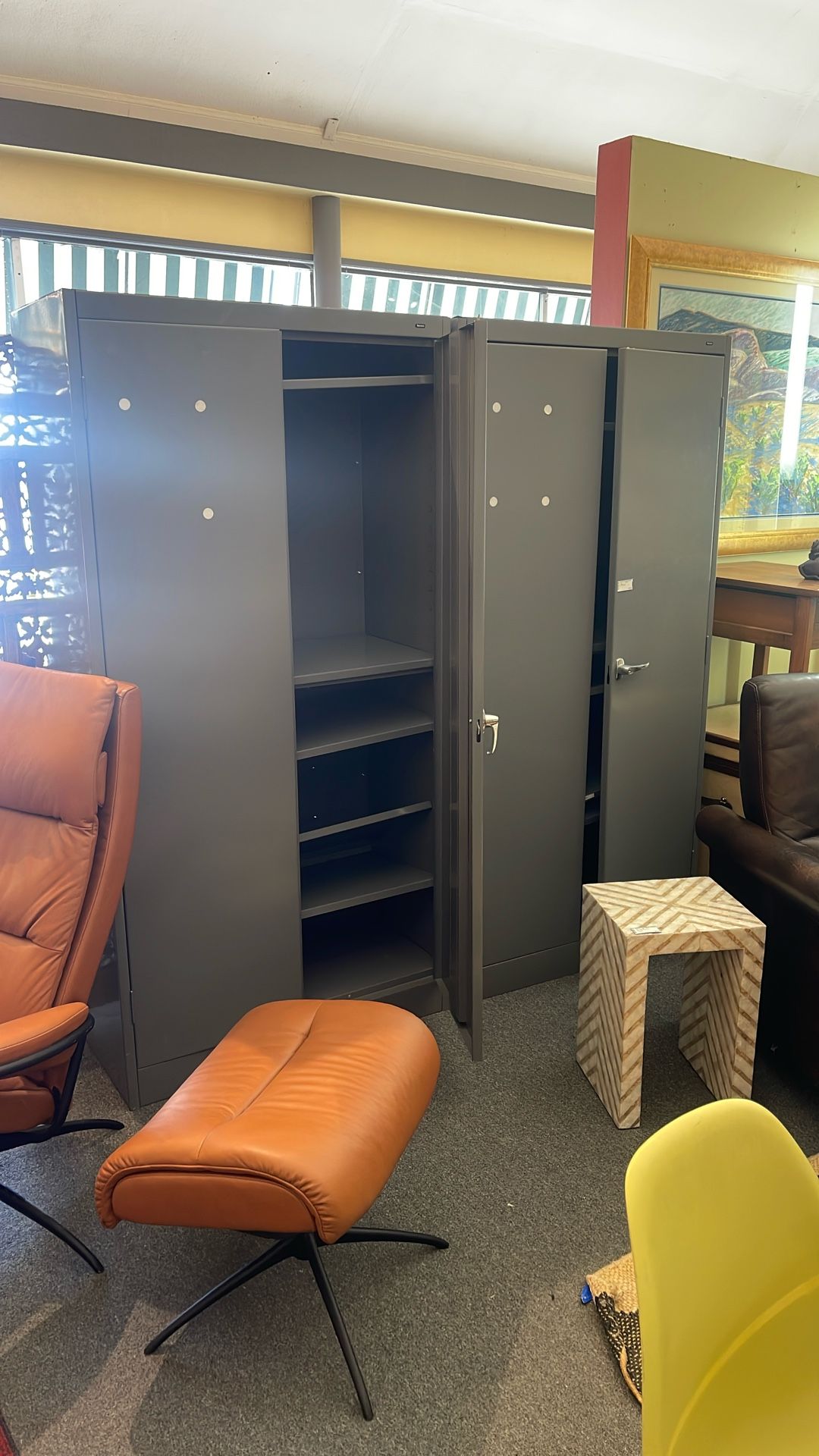Metal Storage Cabinets  $150 Each 
