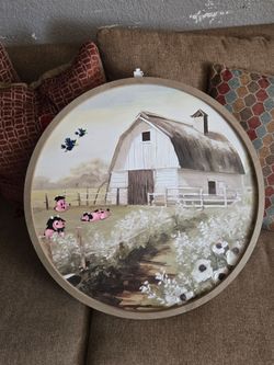 Pokemon Miltank/Murkrow Farm Painting