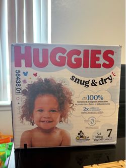 Huggies diapers size 7