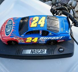 Collectible Vintage Jeff Gordon Nascar Car #24 Landline Phone 
