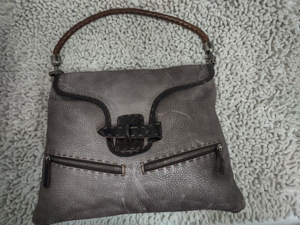 Carla Mancini Leather Handbag 