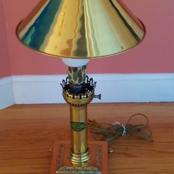 Brass Lamp,  Paris Orient Express Istanbul,  1970s 
