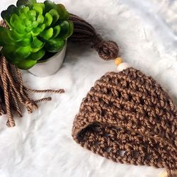 Boho teardrop plant basket