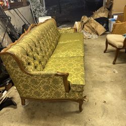 Antique Louis Xv Style 4leg Sofa