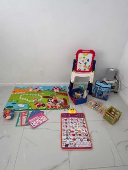 Kids Educational Toy Bundle Lot+safari hanging