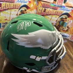 Philidelphia Eagles Desean Jackson Autographed Full Size Replica Helmet