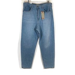 NWT Levi’s Premium High Loose Taper Blue Jeans