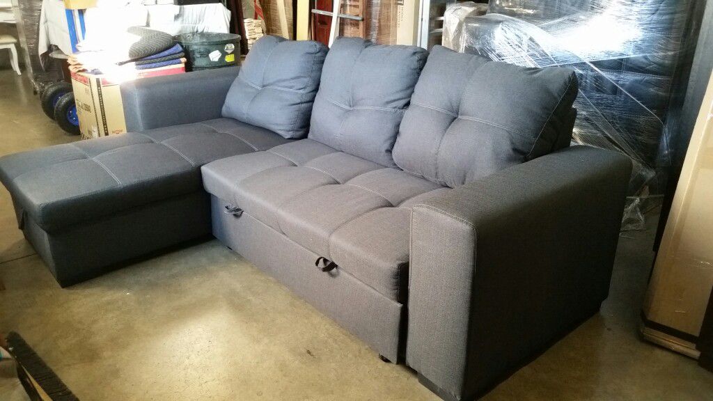 NEW Convertible Sofa-bed with Hidden Storage