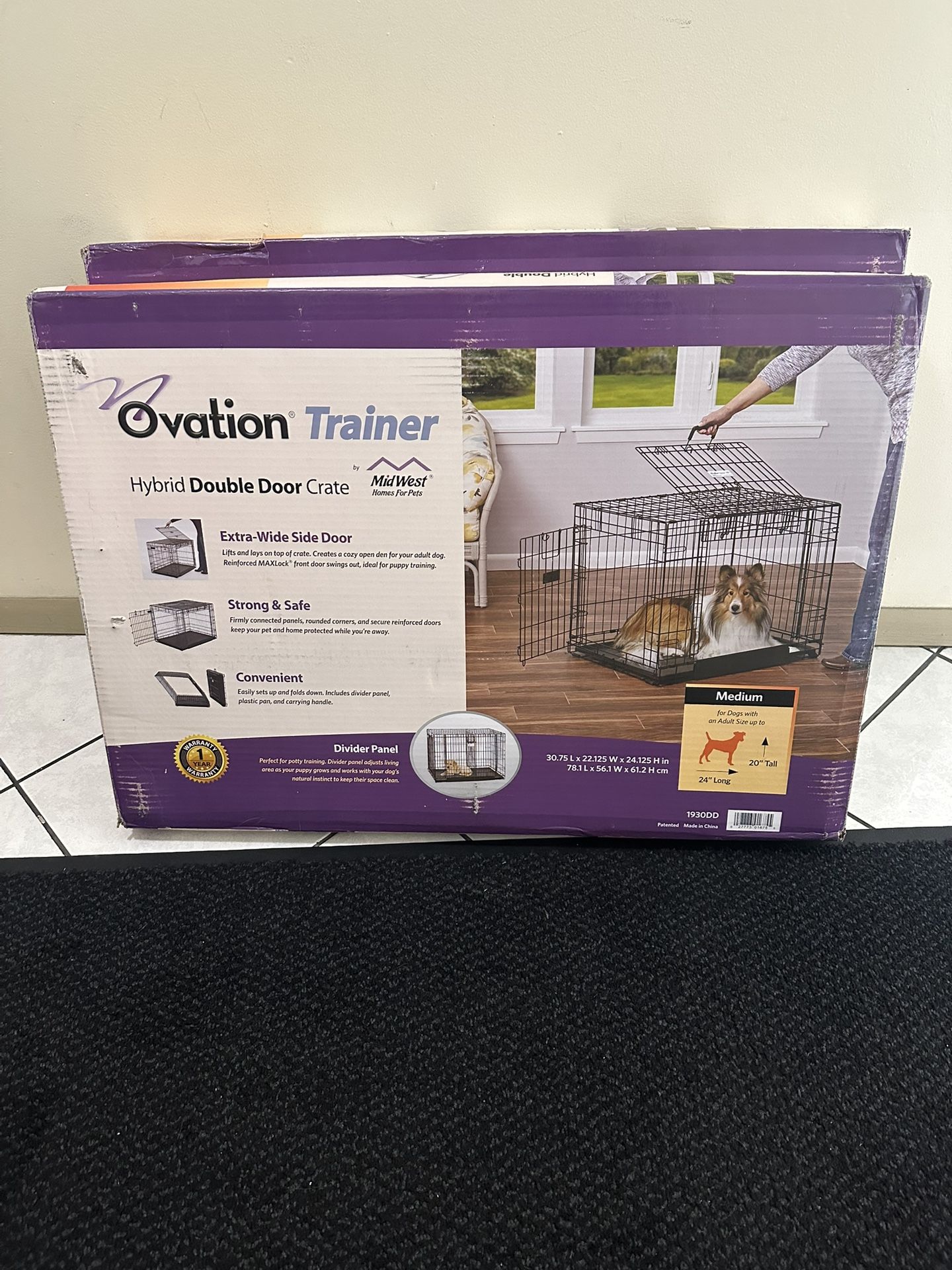 Medium Dog Crate - Brand New