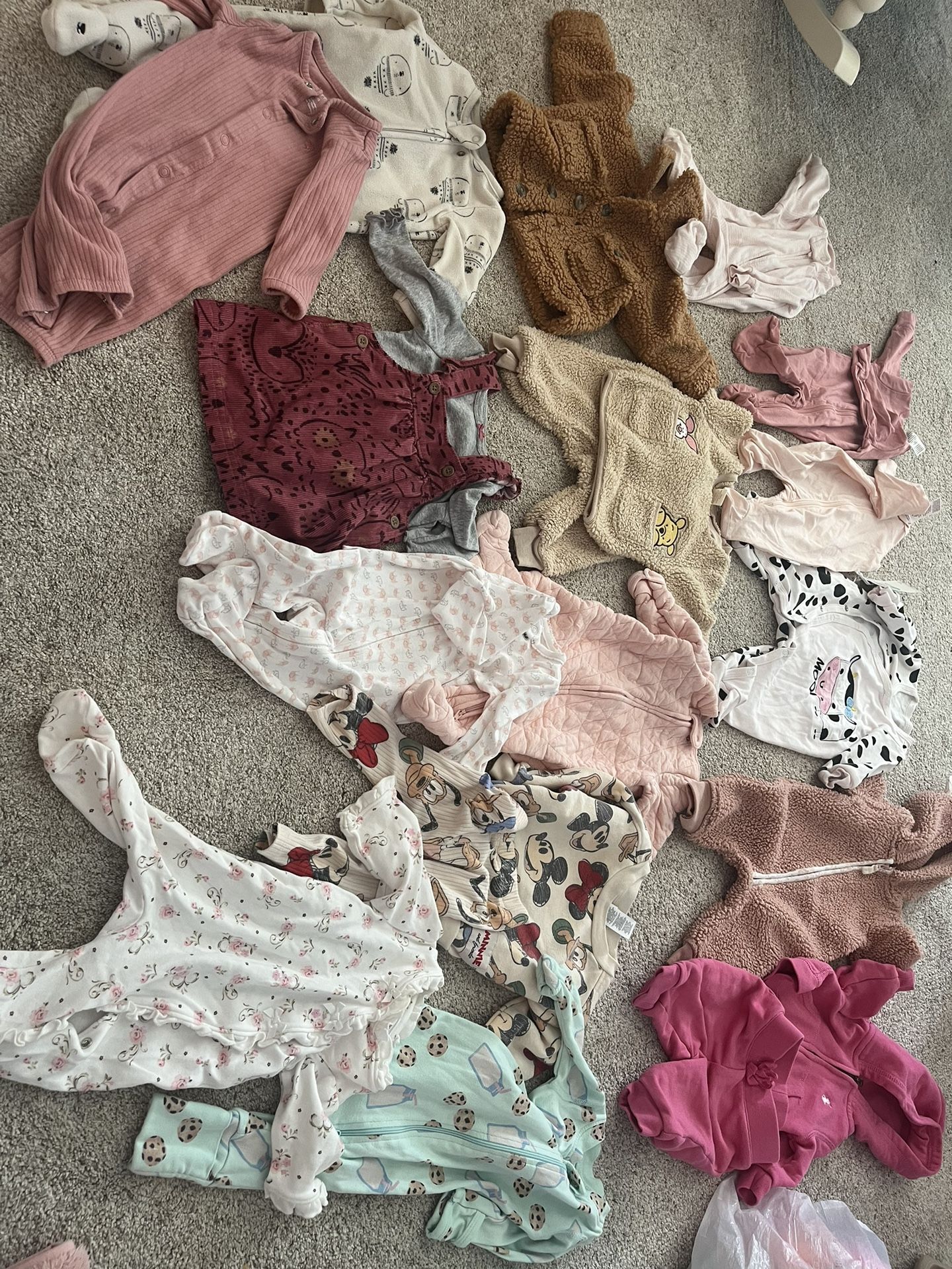 Baby Girl Clothes NB, 0-3 & 3 First Batch