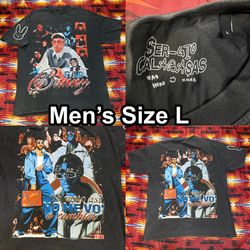 Sergio Calabasas X Bad Bunny Gray T-Shirt Mens Size Large