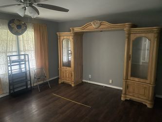 Large Fancy Entertainment Cabinet Center Furniture for TV