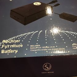 LIFESTYLE RECLINER BACKUP BATTERY