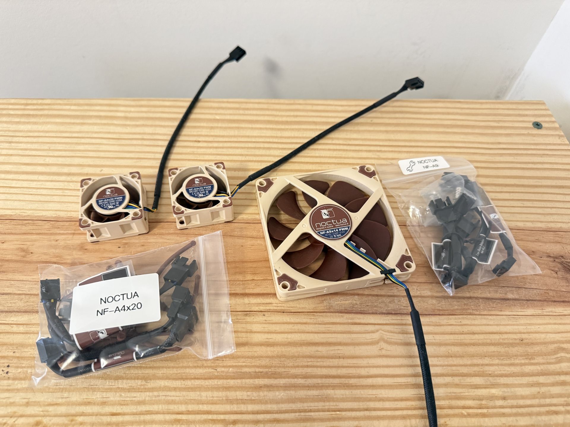 3X Noctua 12V 4-Pin Silent Fans
