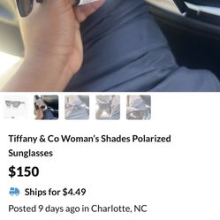 Tiffany And Co Sunglasses Never Worn Going For 60$