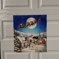 New Christmas Tree Magnetic Panel Decals for Home 23" W x 17" H door, garage fridge dish washer etc