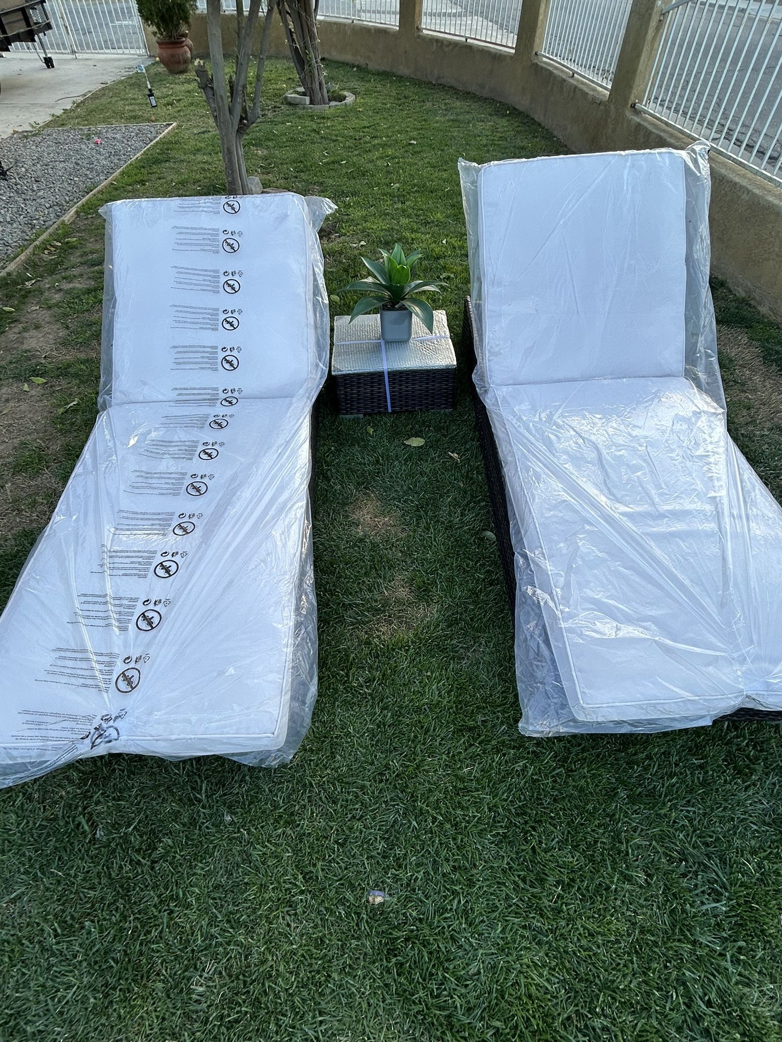Patio Outdoor Longe Chairs New In The Box
