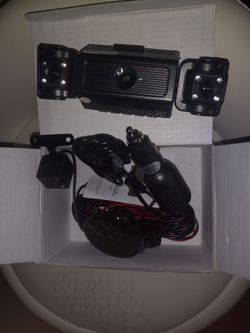 NIB  dashcam 3 channel (3 lenses)