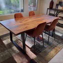 Dining Set ( Live Edge Wood )