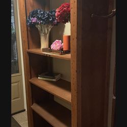 Hutch With Shelves Wood Storage
