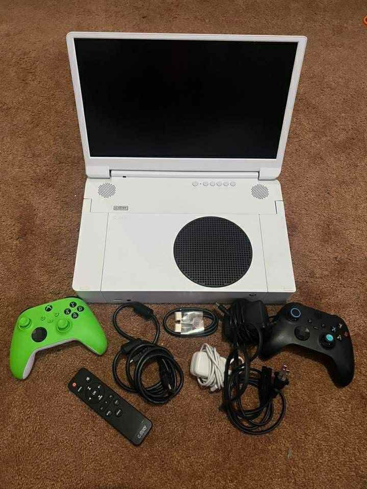 Xbox series S with portable monitor