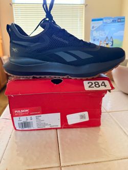 Reebok Cityride Men’s Blue Solid Low Top Lace Up Running Sneakers SIZE 7