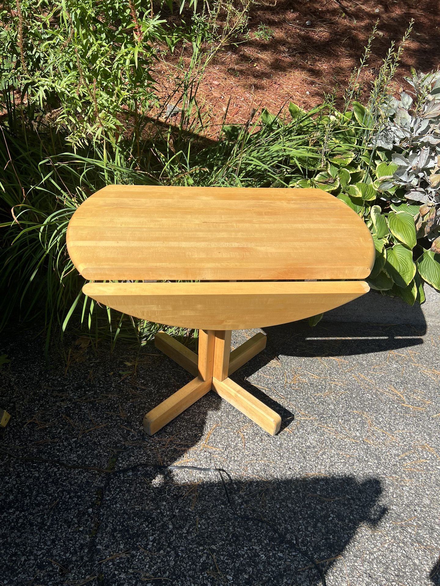 Strong solid wood table