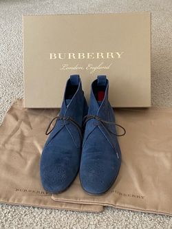 Authentic Burberry chukka boots