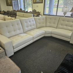 New Reclining Leather Sectional 