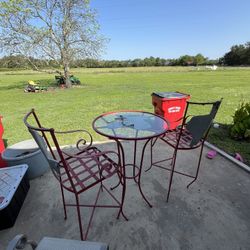 Texas Solid Iron Patio Set