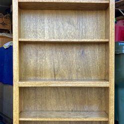 5 Tier Oak Bookcase / Bookshelf / Storage Display Shelving 