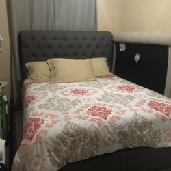 Queen Size Bed Frame And Mattress 