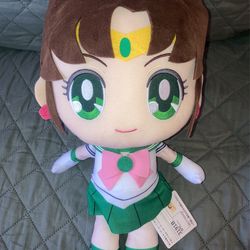 Sailor Moon Big Plush Doll Stuffed Toy Sailor Jupiter BANPRESTO BANDAI 31cm