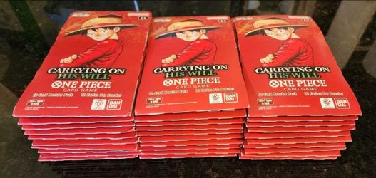 One piece op13 booster pack sleeves