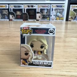 RARE CHASE BITTY Eleven w/ Waffles & Wig Stranger Things 1” Funko Pop #421 LE Show