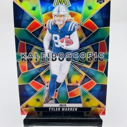 2025 Panini Mosaic - Tyler Warren KALEIDOSCOPIC Case Hit SSP #16 (RC) Colts