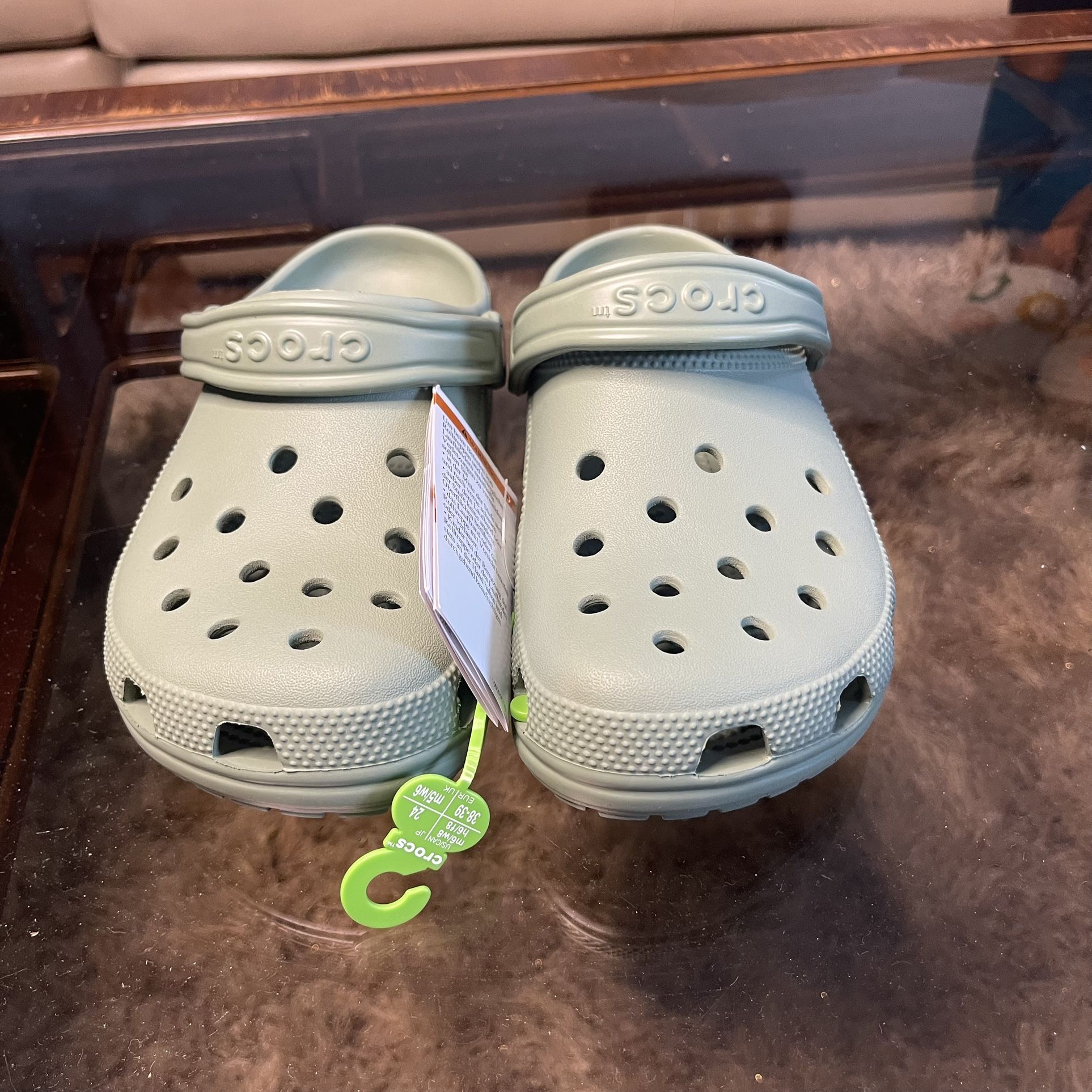 Moss Colored Crocs
