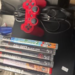 Ps3 console and games included