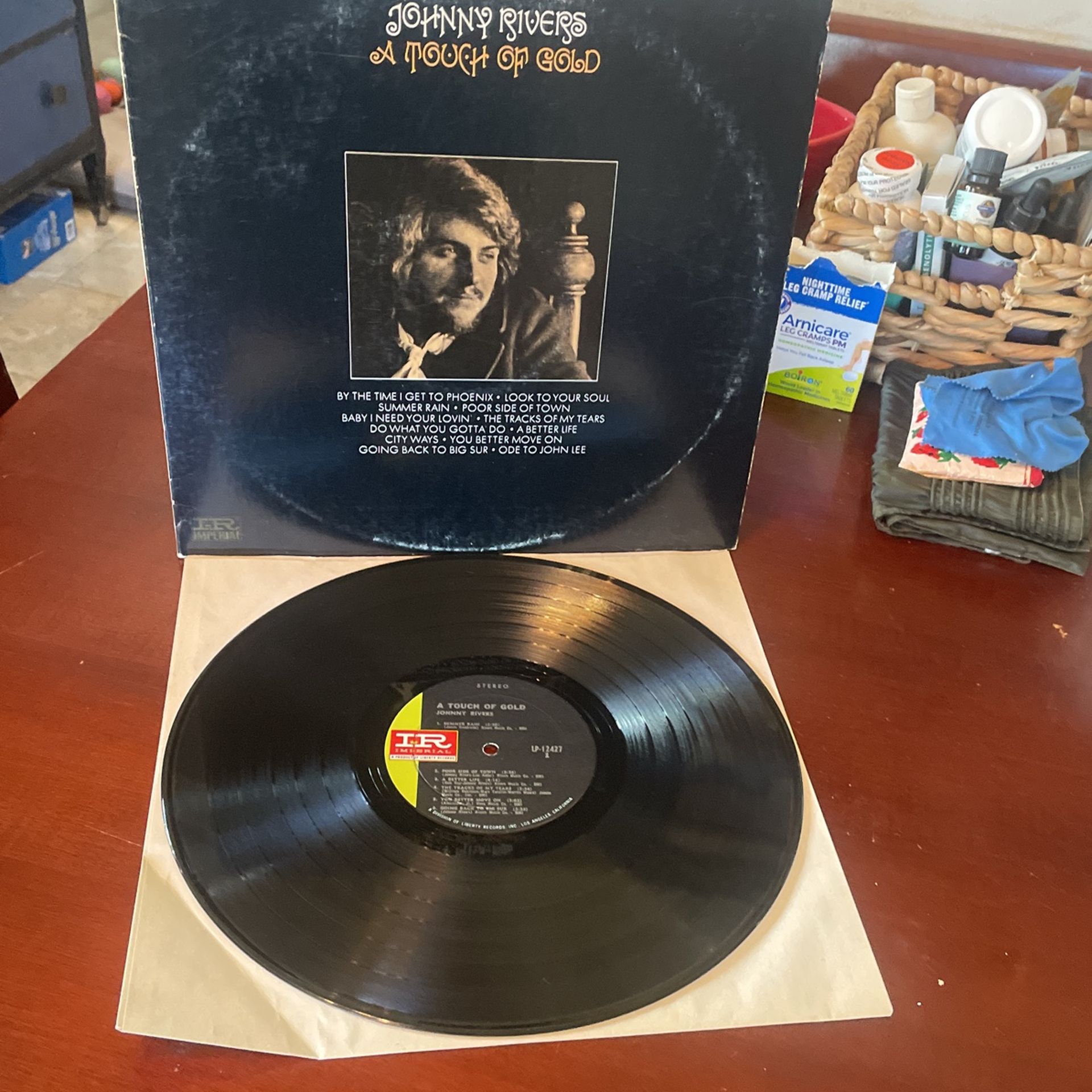 Johnny Rivers- A Touch Of Gold! Vinyl Album.